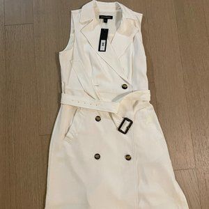 banana republic white dress